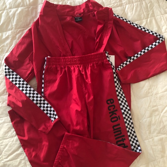 SOLD*****🛍Marc Ecko Boy's Checker Track Suit Set - Picture 12 of 16